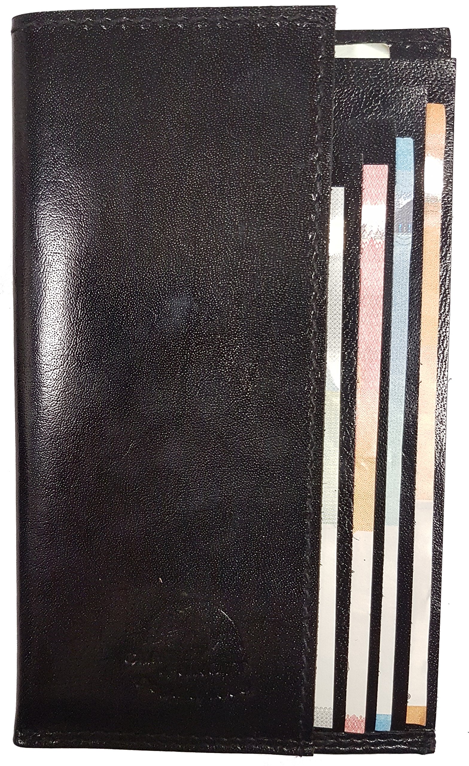 Portefeuille Serveur, Portefeuille Serveuse, Porte Billets en Véritable Cuir de Buffle Premium épais et Rigide Garçon de Café, Bar, Brasserie, Restaurants