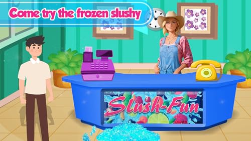 Frozen Slush Rainbow Ice Cream : Craft Colorful Slushy Delights - Frozen drink simulator