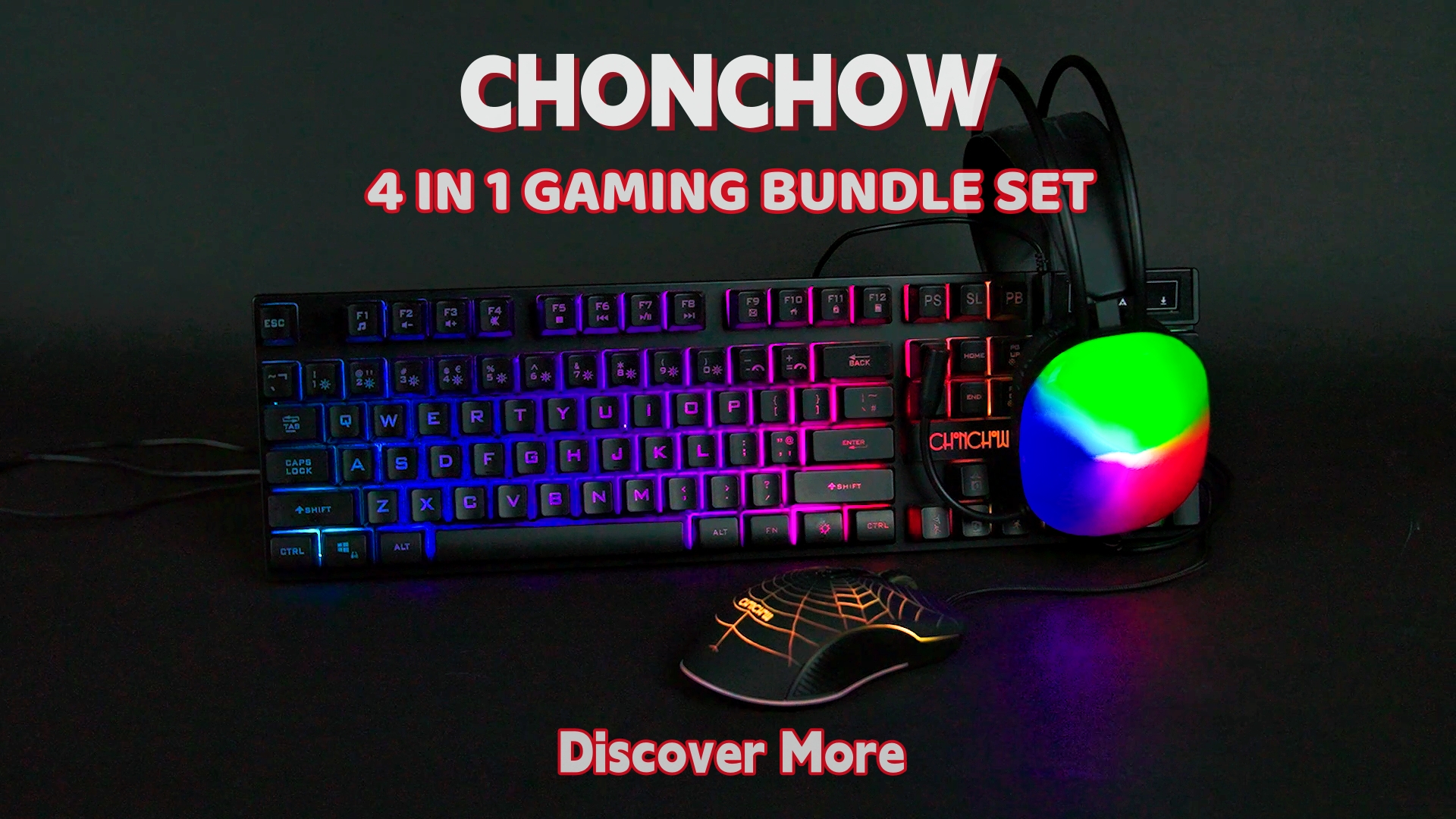 Amazon.com: Gaming Keyboard Mouse Mousepad and Headset with mic