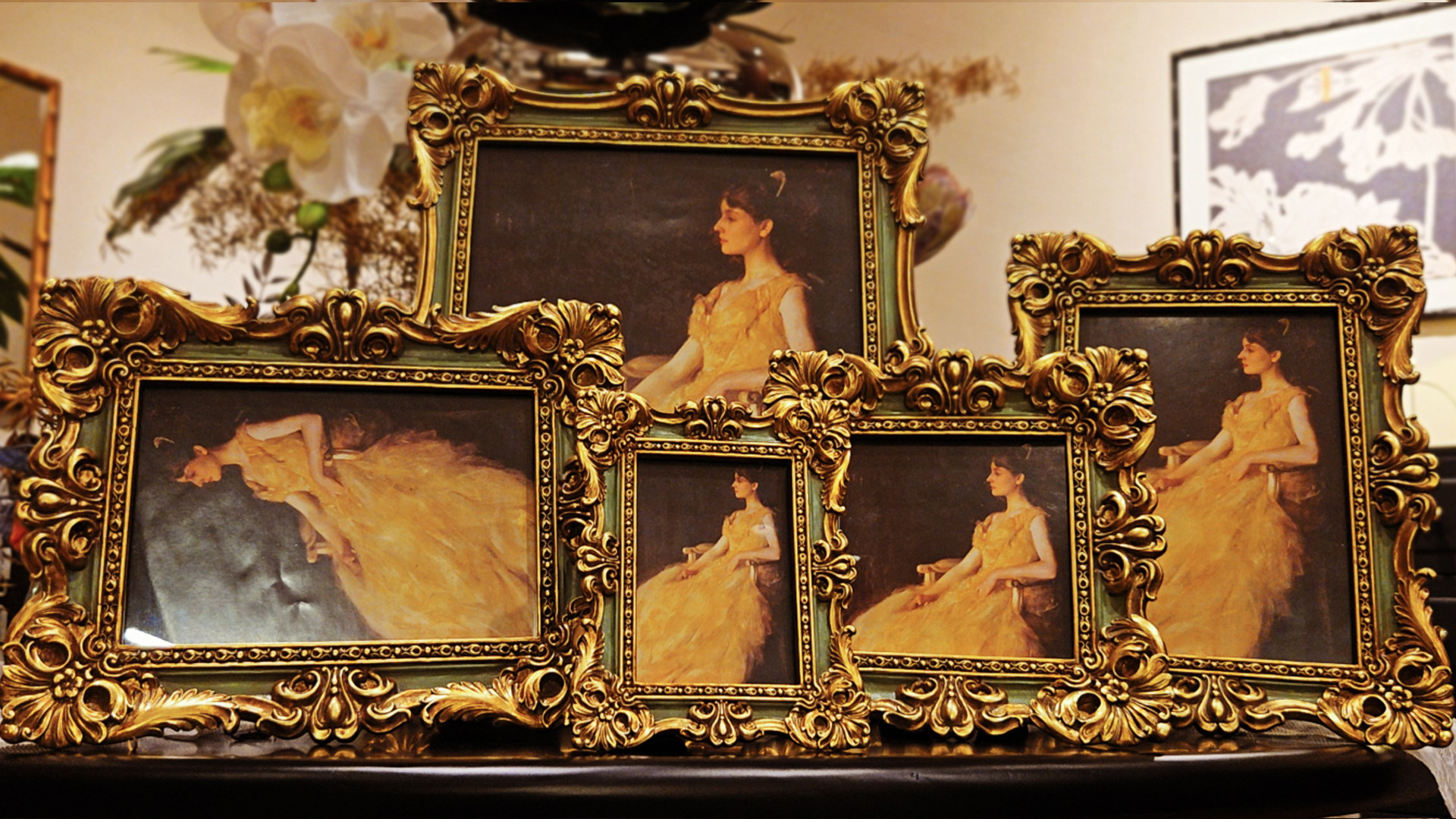 Amazon.com - CISOO 5x7 Vintage Picture Frame Antique Ornate Green
