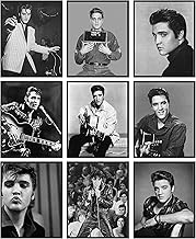 97 Decor Elvis Posters for Walls Decor, Elvis Movie Photo Wall Art, Presley Picture Gift, Black And White Celebrity Prints, Famous Mugshot Pictures, Elvis Stuff for Room Decoration (8x10 UNFRAMED)