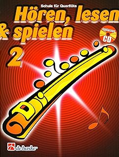 Hören, Lesen & Spielen - Schule für Querflöte (mit Audio-CD) 9789043133180 - Band 2
