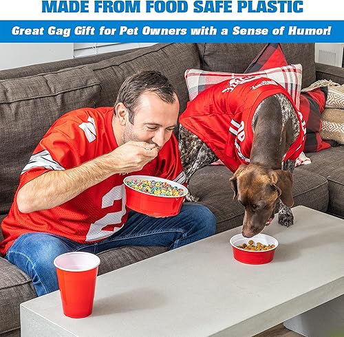 Miniatura 5 de Cuencos desechables para perros y gatos, tamaño grande y pequeño