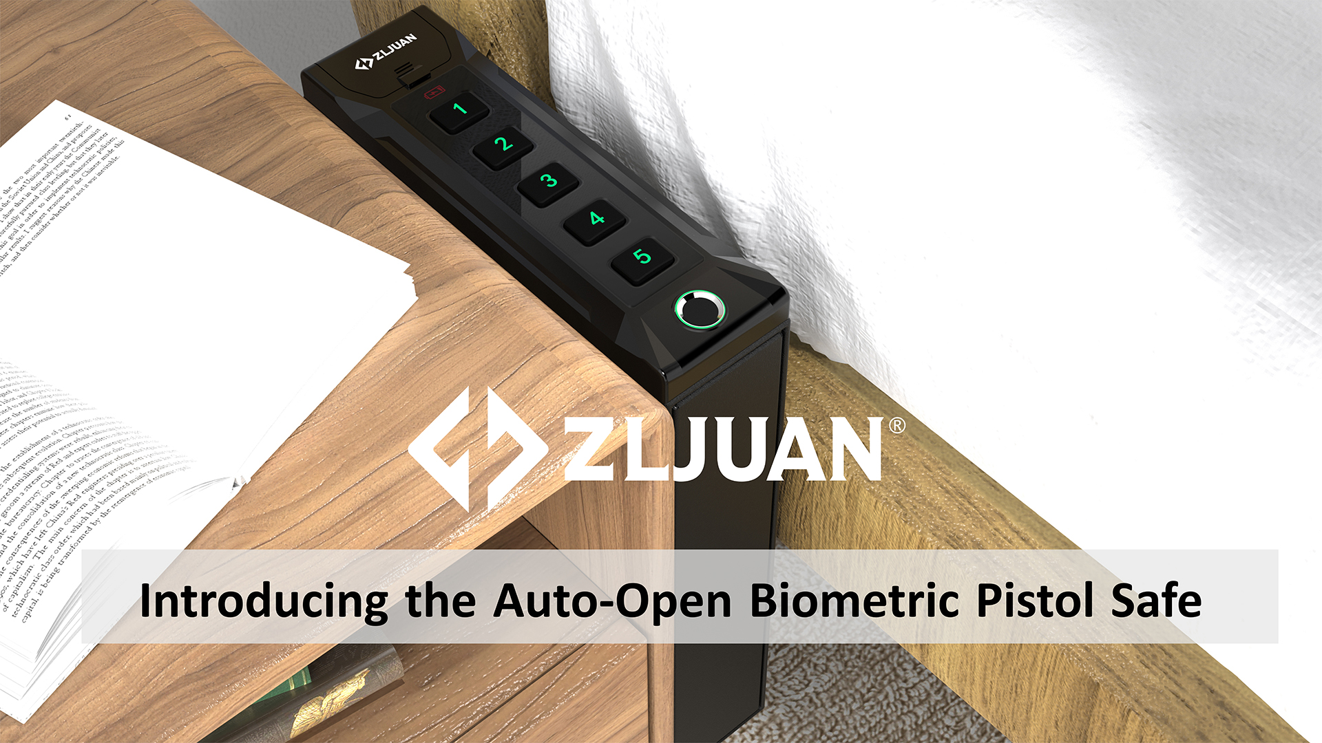 Amazon.com: Z ZLJUAN Mounted Gun Safe for Pistols,Quick-Access