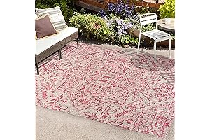 JONATHAN Y Estrella Medallion Area Rug 8 x 10 Fuchsia