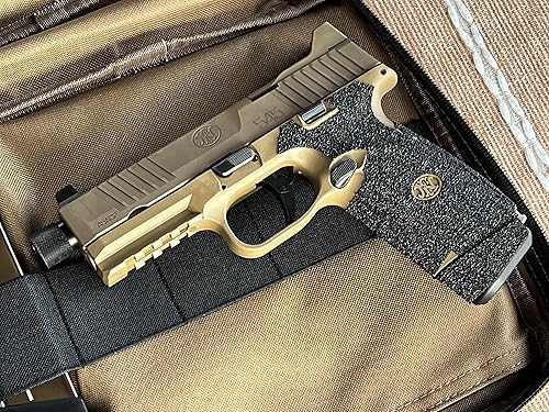 Miniatura 6 de Handleitgrips Cinta de agarre para pistola compatible con FN 545 y FN 510, cinta de agarre de goma texturizada negra, fácil instalación, piezas y