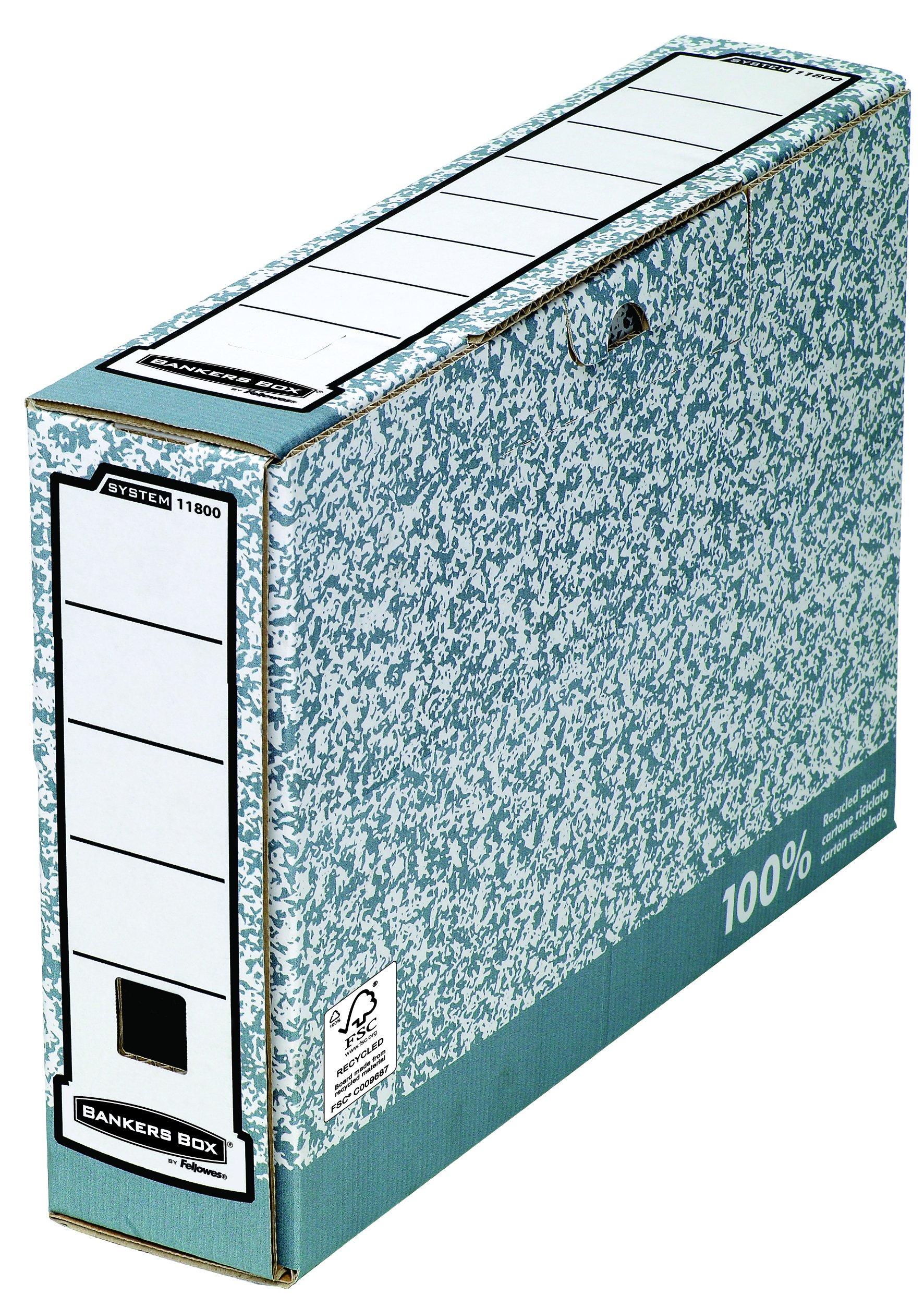 Bankers Box Grey / 80mm#2 / 1 Storage File Boxes