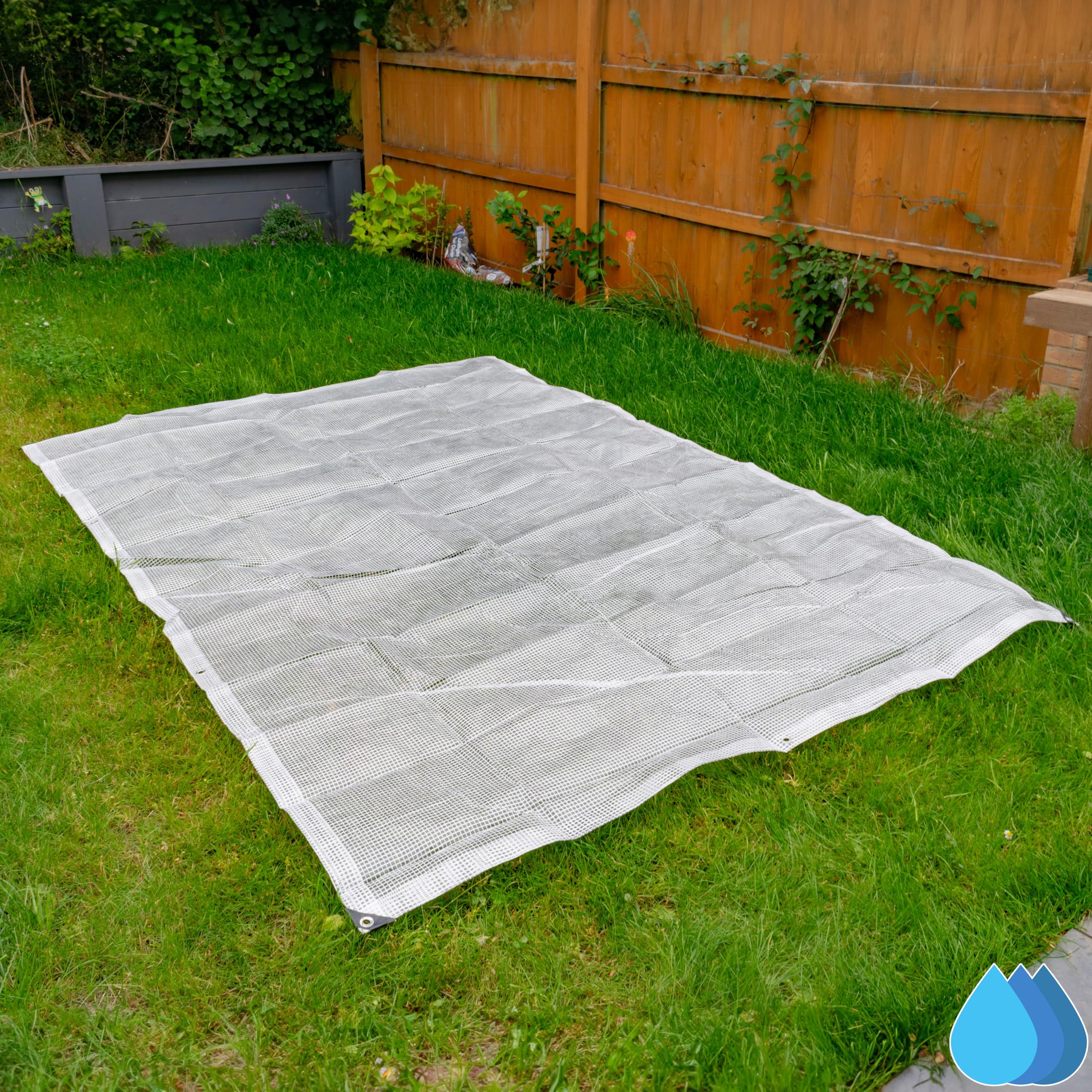 Clear Monotex Heavy Duty Tarpaulin, 100gsm Waterproof Ground Cover Multipurpose Furniture, Caravan, Vehicle, Tool - Image 4