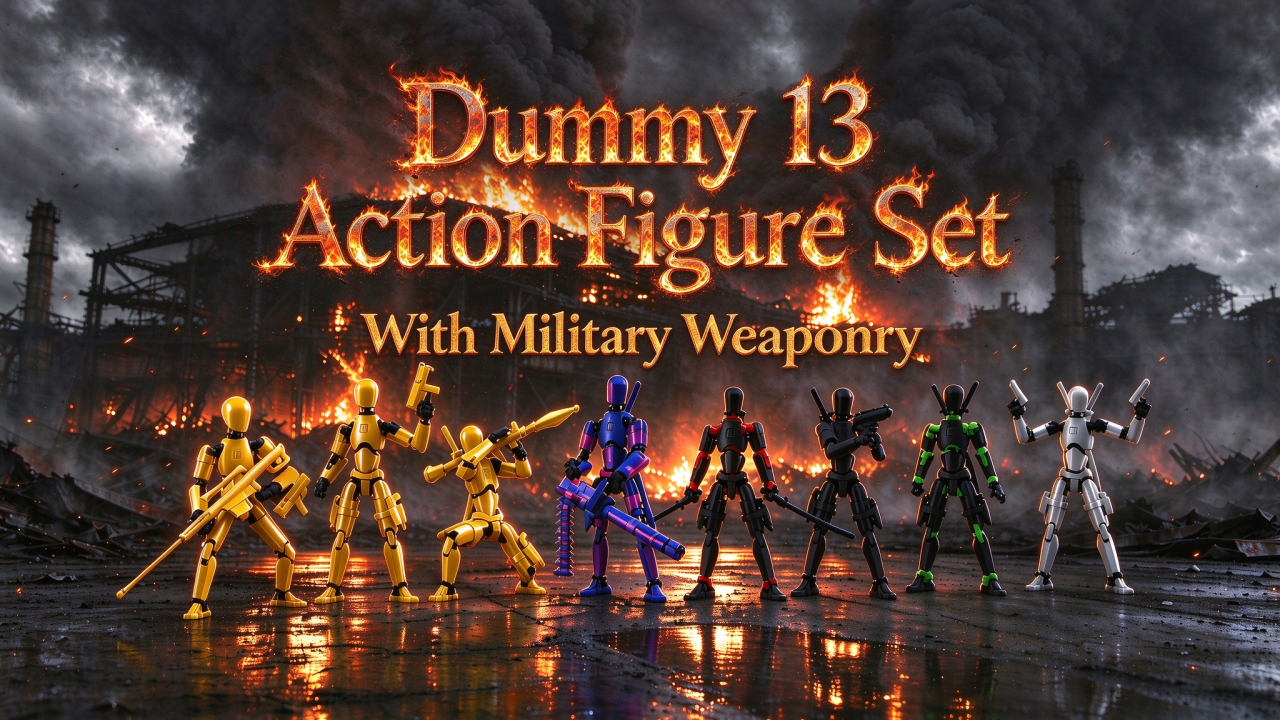 Amazon.com: Gatling Gun Titan 13 Action Figure Set【Assembled