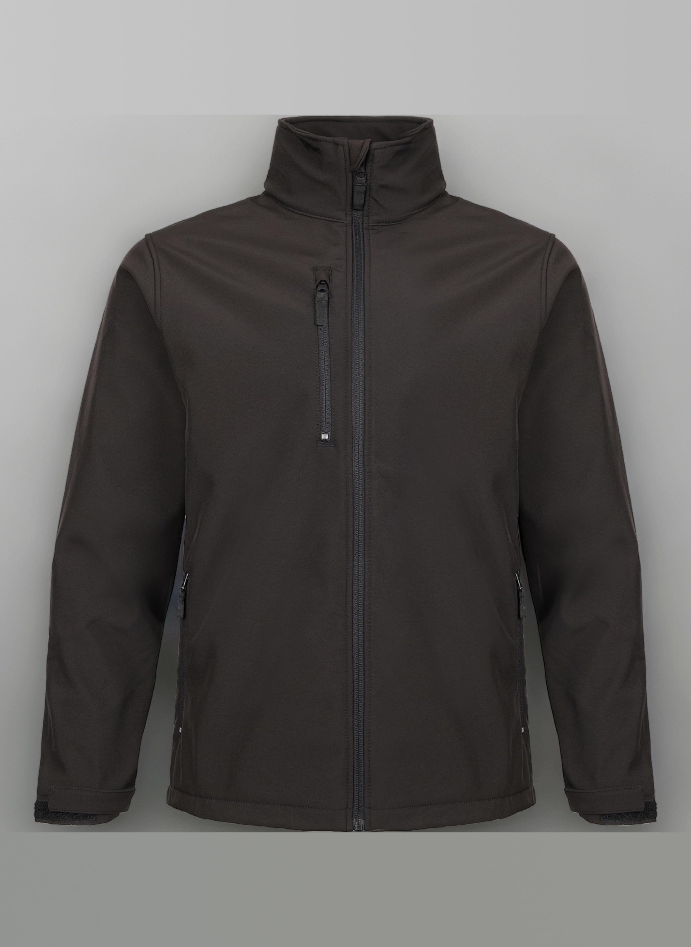 Selkirk Softshell Waterproof Jacket for Men - Windproof, Fleece-Lined Work Jacket with Adjustable Hem & Cuffs - Breathable Outdoor Rain Coats with Secure Zipped Pockets