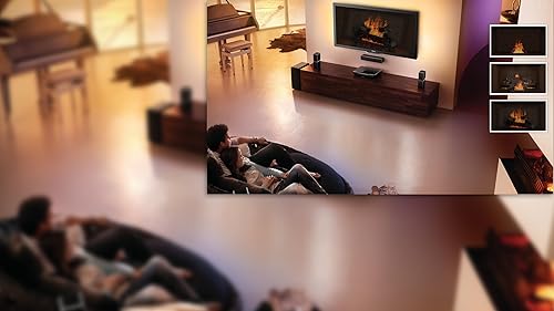 tijolos de lareira gratuitos - aproveite as férias de natal do inverno em seus aparelhos de tv e fog