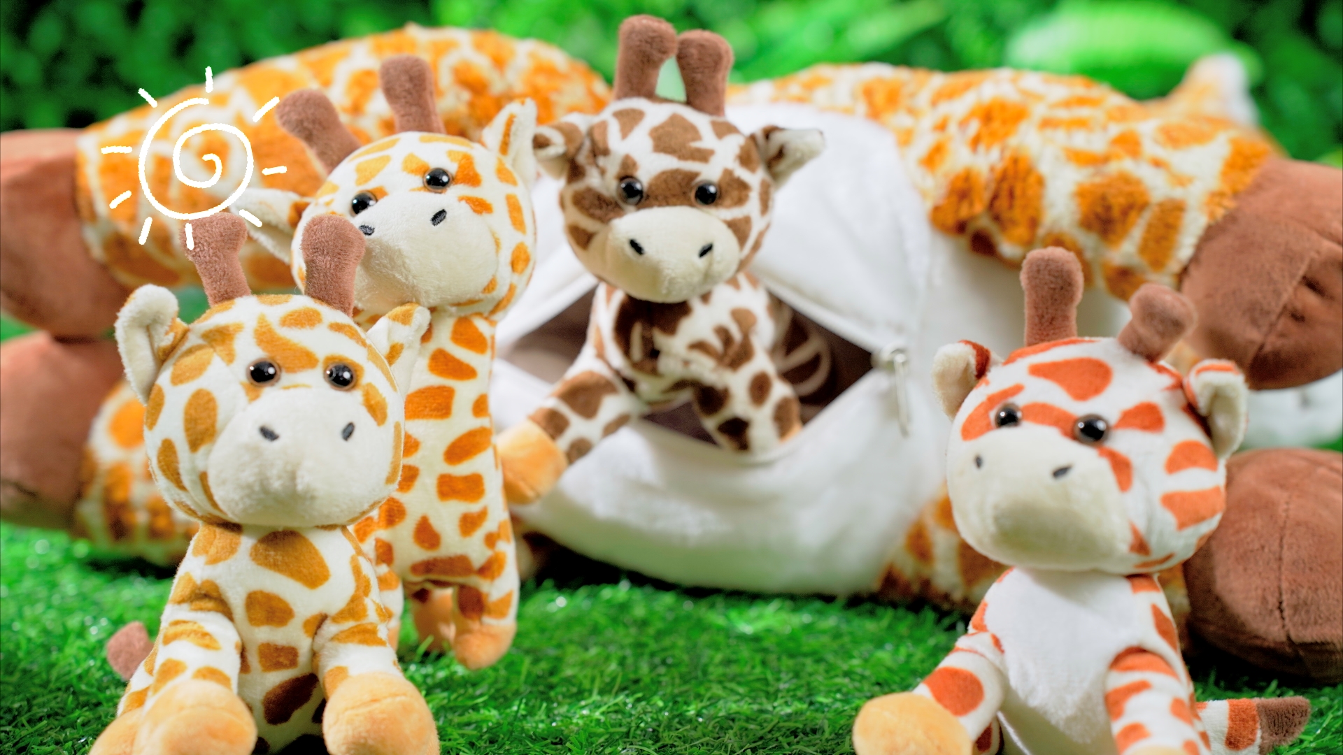 Amazon.com: Honoson 5 Pcs Valentine Giraffe Stuffed Animals Set 18