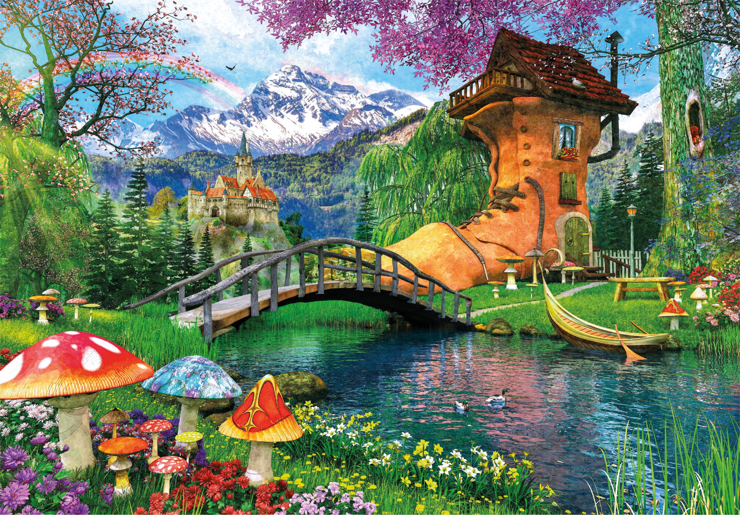 house on the hill ワンピース 5thcollection Amazon.com: Clementoni - 35522 - Puzzle Collection - The Old Shoe