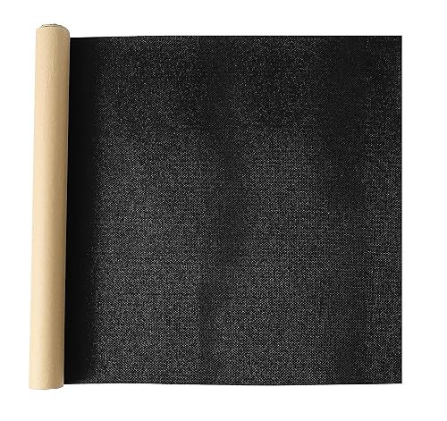 Parche autoadhesivo de tela de reparación de lino, rollo de 17.2 x 60 pulgadas, cinta de reparación de tela para sofás, sofá, ropa, álbumes de