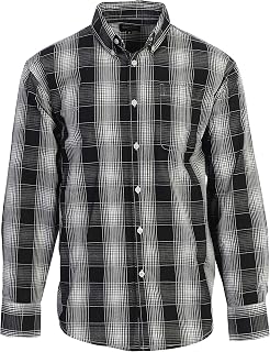 Men's Long Sleeve Plaid Shirt