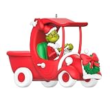 Hallmark Keepsake Dr. Seuss Grinch Christmas Ornament (Sleigh On the Way)