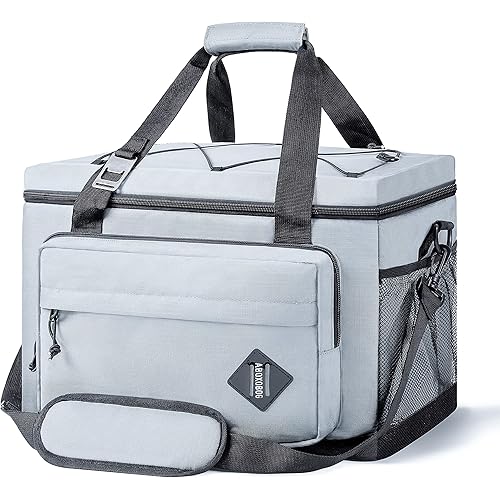 Soft Cooler Bag,Lunch Cooler Bag for Work,Picnic,Beach,Leakproof Insulated Sided Cooler Bag with Adjustable Shoulder Strap for Adult