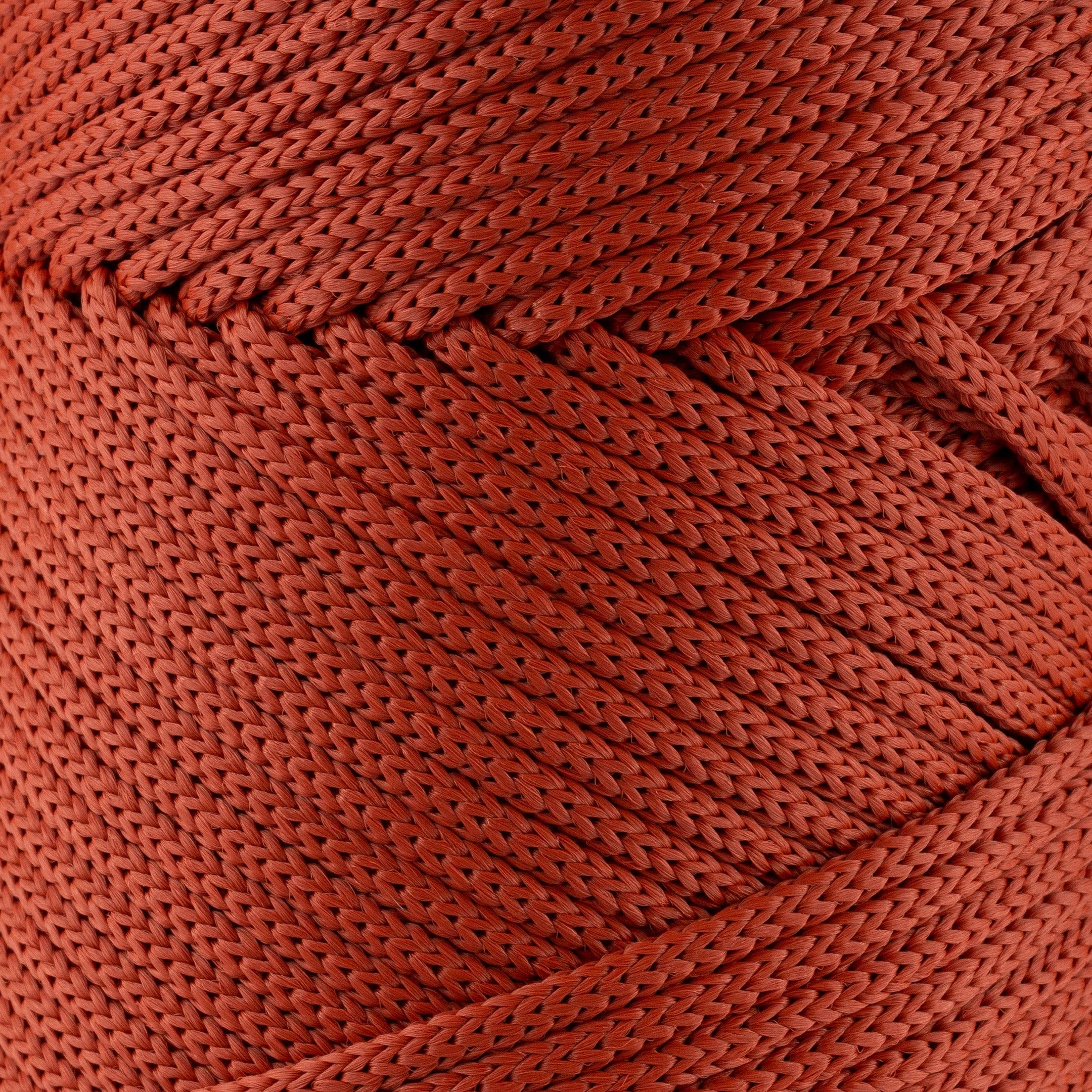Sensy Premium 3mm 131 Yards Polyester Rope 100% Polypropylene Cord Macrame Cord 3mm Crochet Bag Cord Macrame Rope Crochet Thread Gift for Knitter (Brick) - Image 2