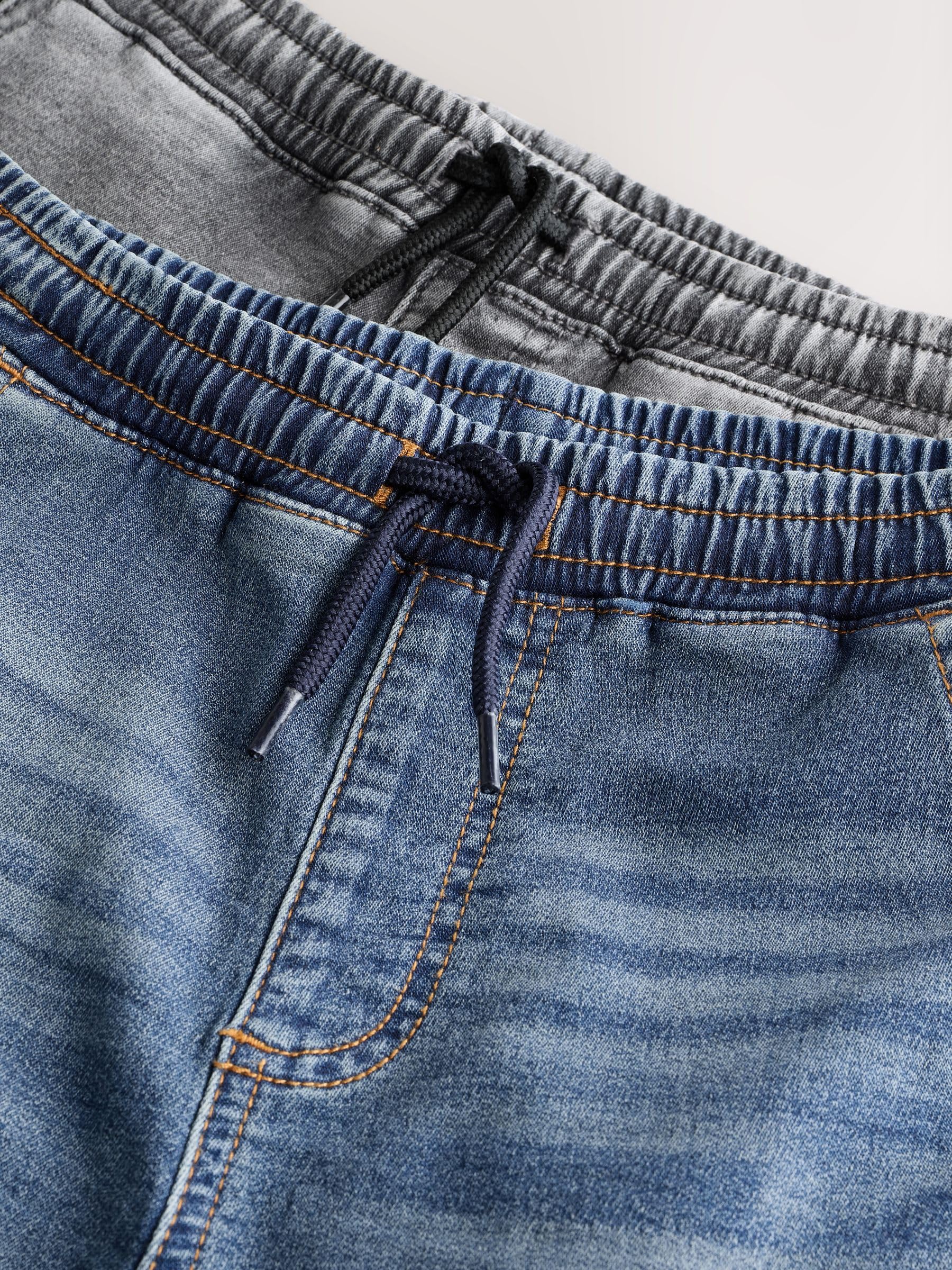 NEXT Garçon Jean Cargo à Taille élastique, Lot de 2