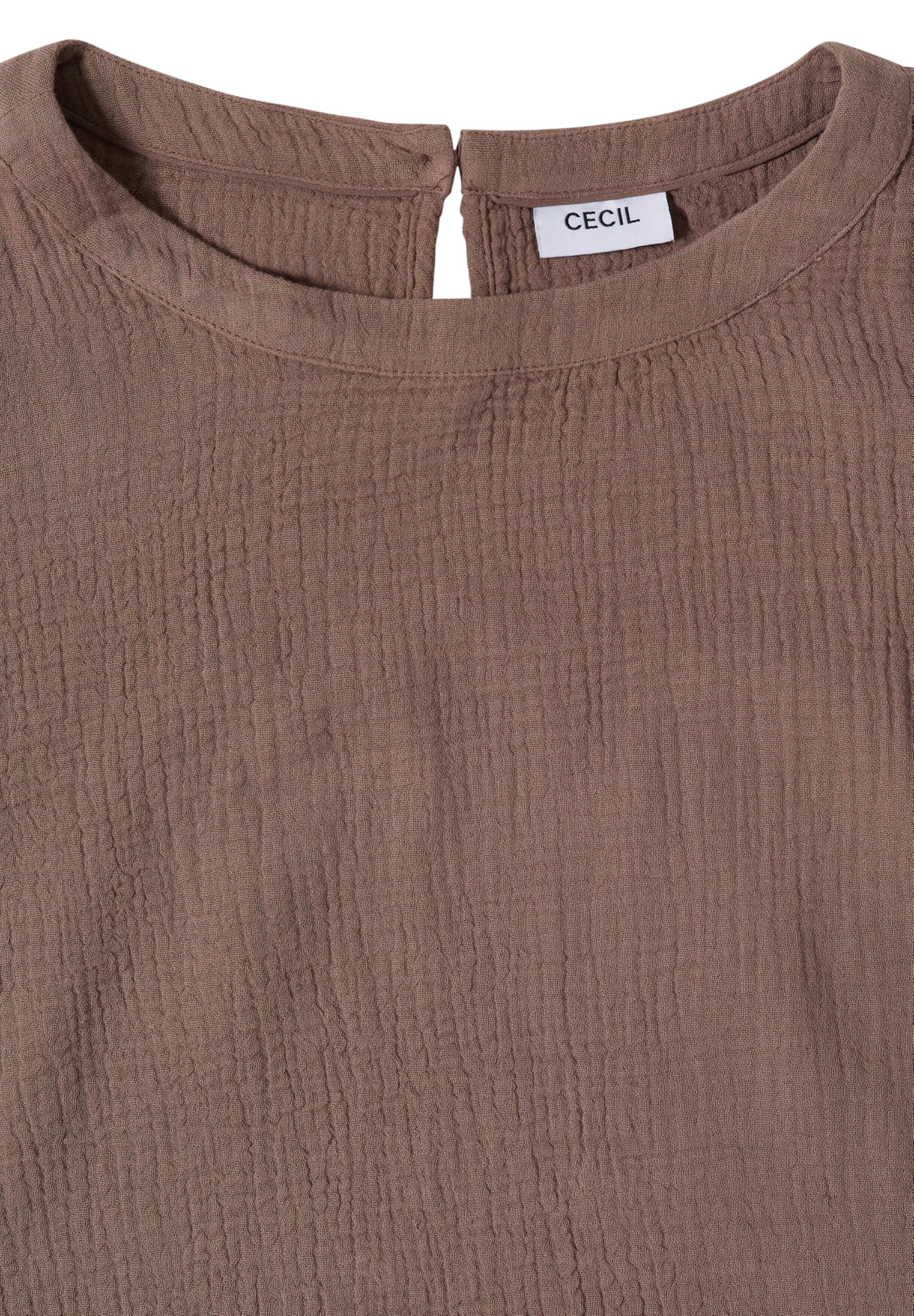 Cecil Musselin Kleid mit Kurzarm
