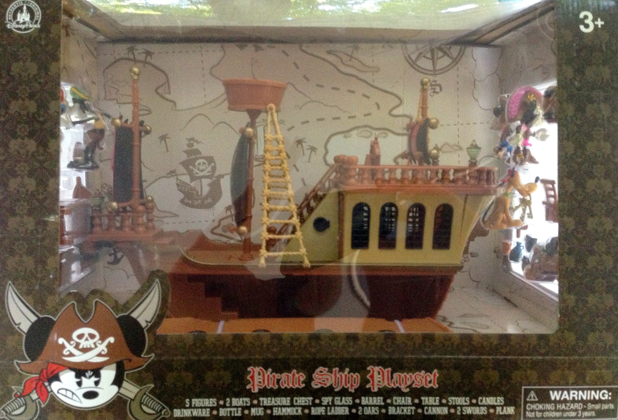 mickey mouse pirates of the caribbean pirate ship playset