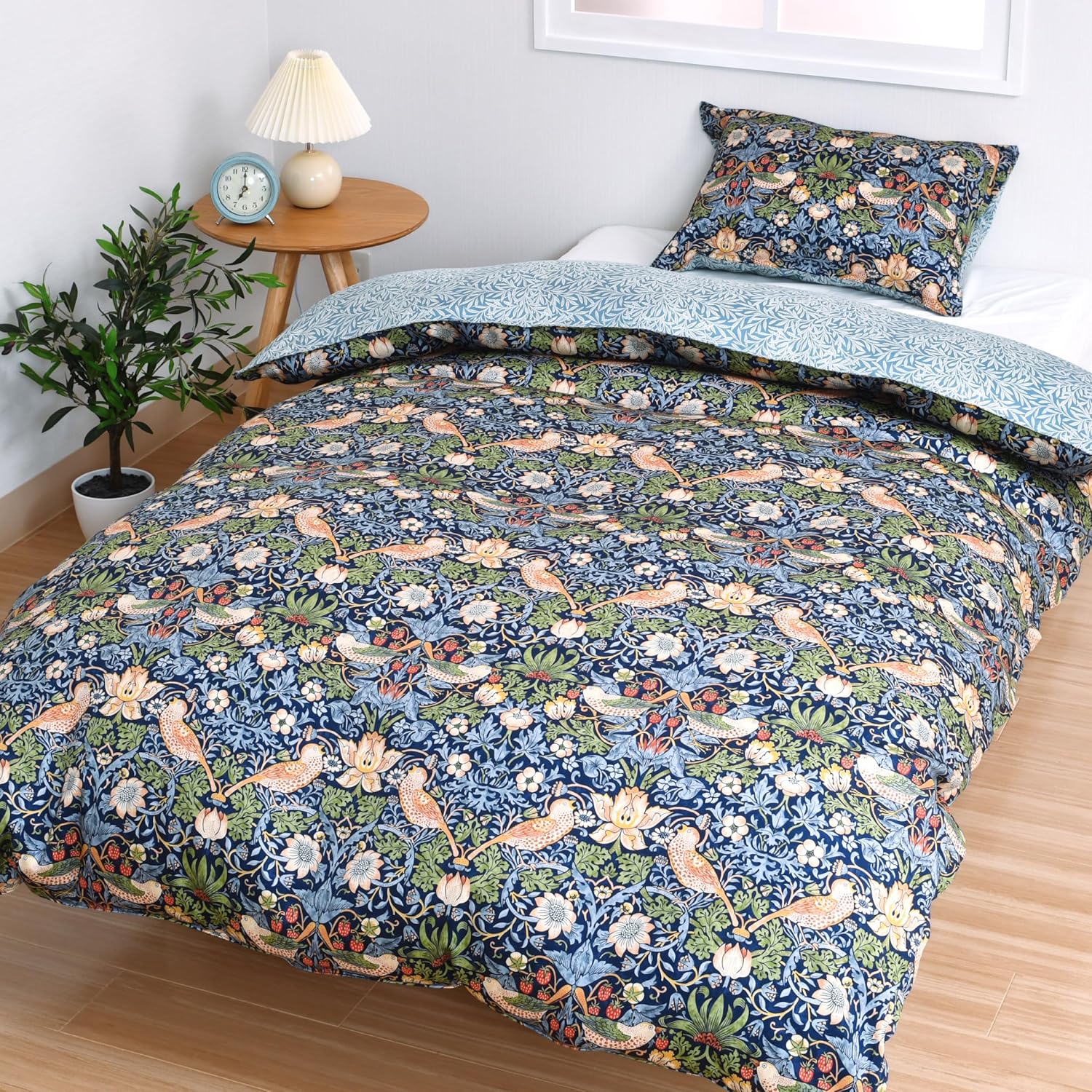 Rady】布団カバー&枕カバーset♡リゾートフラワー柄♡シングル 掛け