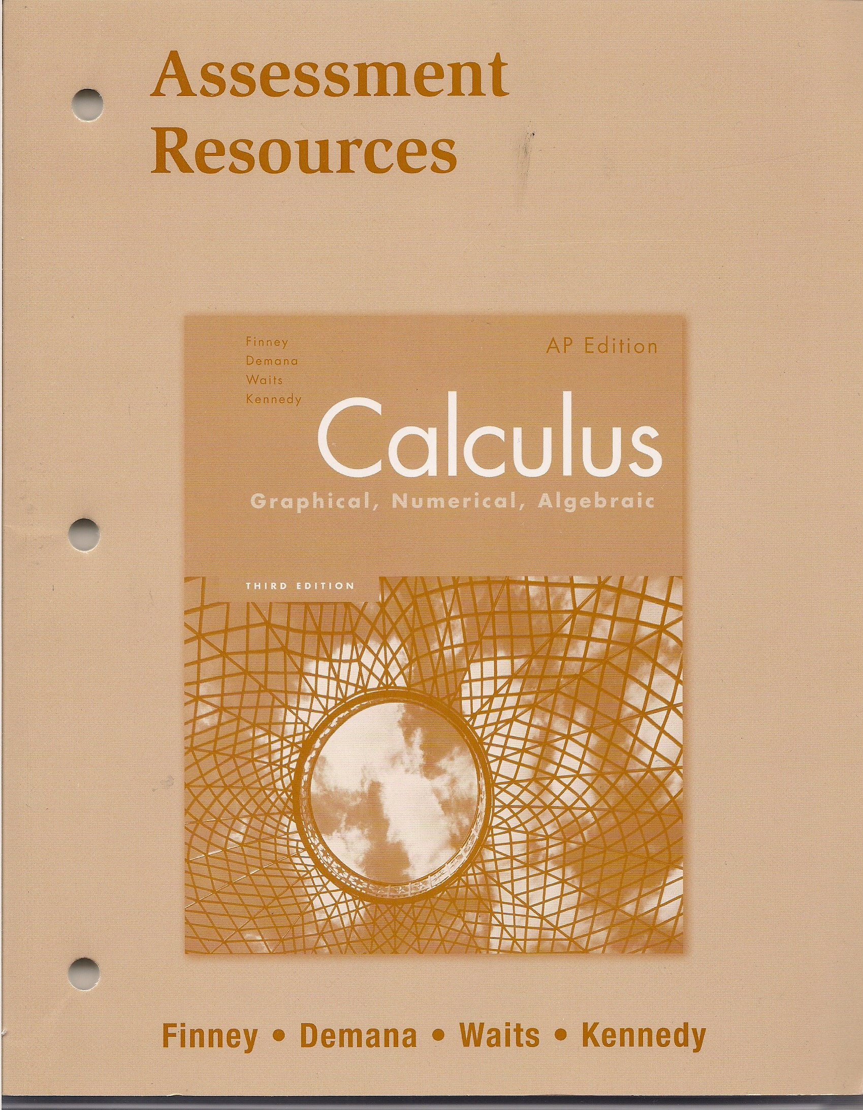 CALCULUS ASSESSMENT RESOURCES BLACKLINE MASTERS 2007C