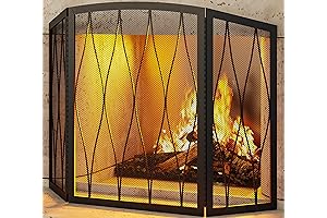 Kingson Modern Decorative Fireplace Screen