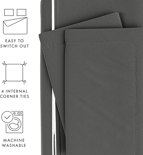 Miniatura 5 de Juego de funda nórdica de microfibra hipoalergénica Beckham Hotel colección de lujo suave cepillado 1800Series