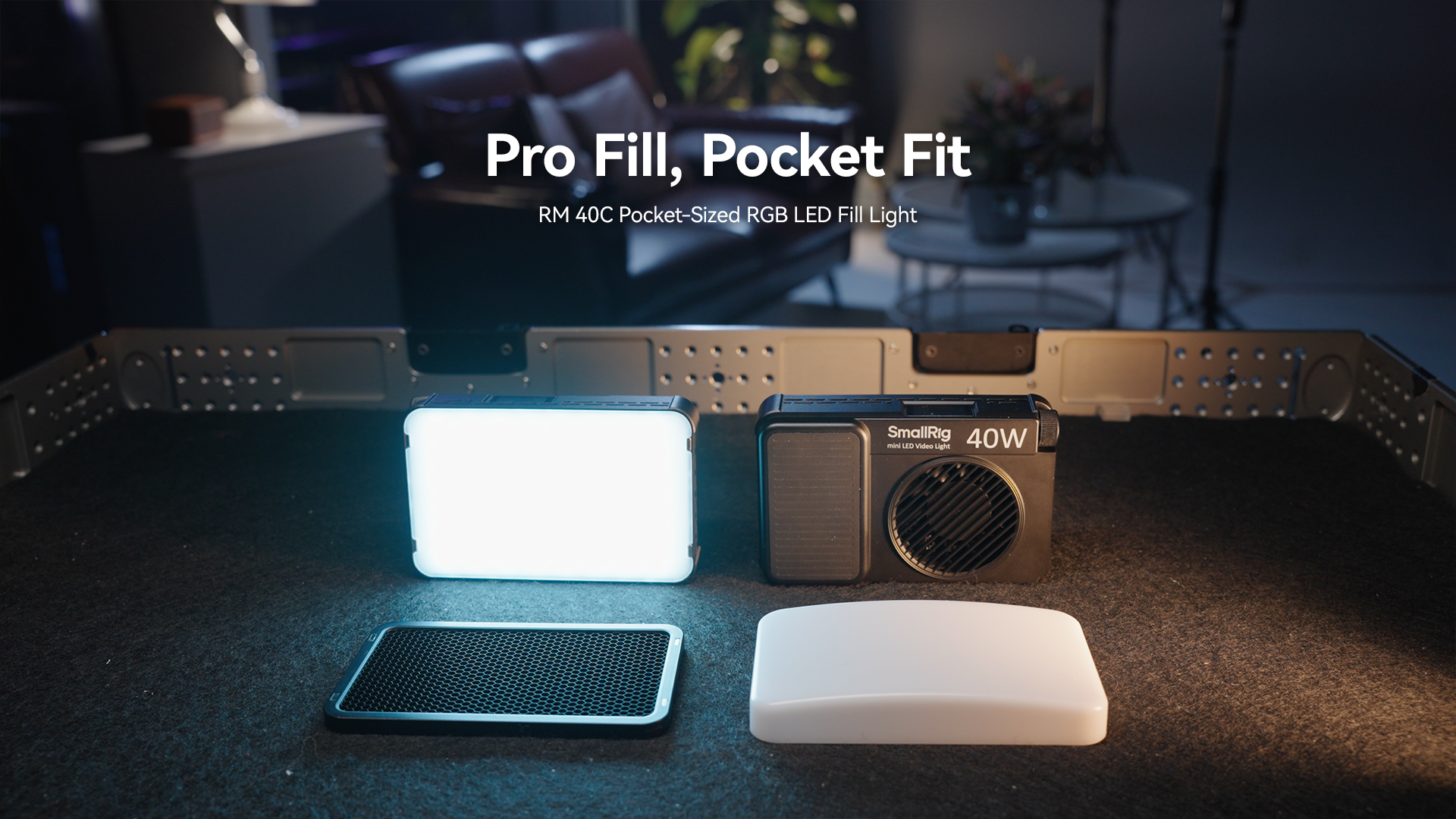 Amazon.com : SmallRig RM 40C Portable RGB LED Video Light, Mini