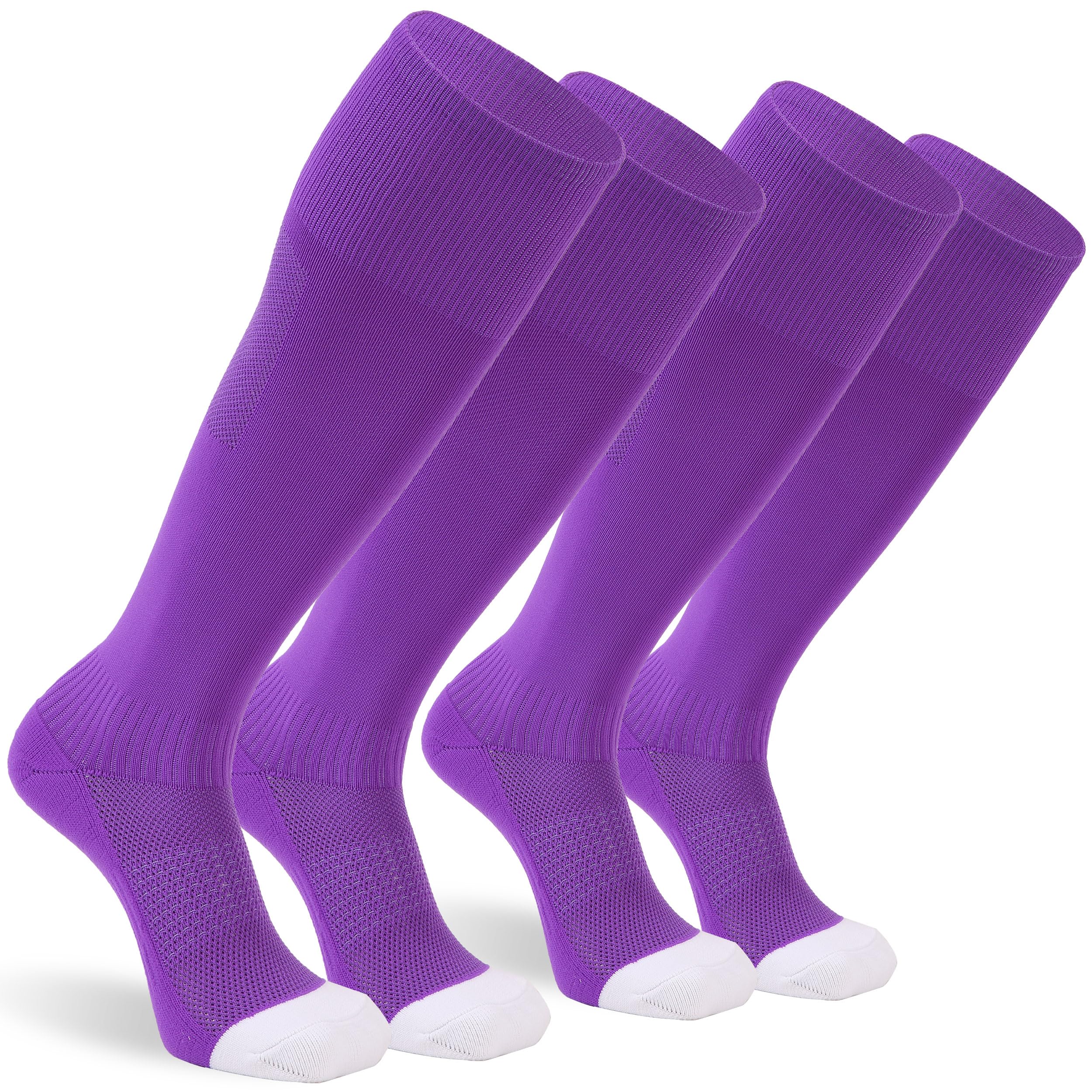 Sunew Baseball Socks,2/3 Pack Youth Adult Athletic Softball Football Volleyball Socks for Summer Soccer Camps 4 Size