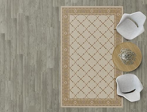 Miniatura 6 de Brumlow MILLS Premier - Alfombra de interior con estampado floral tradicional para decoración de sala de estar, comedor, cocina o dormitorio, 22 x