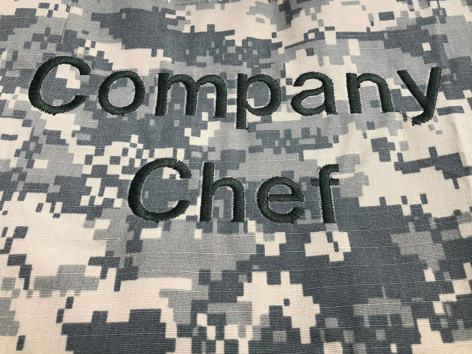 Personalized Chef Hat CAMO Camouflage Digital ACU Adjustable Custom Embroidery