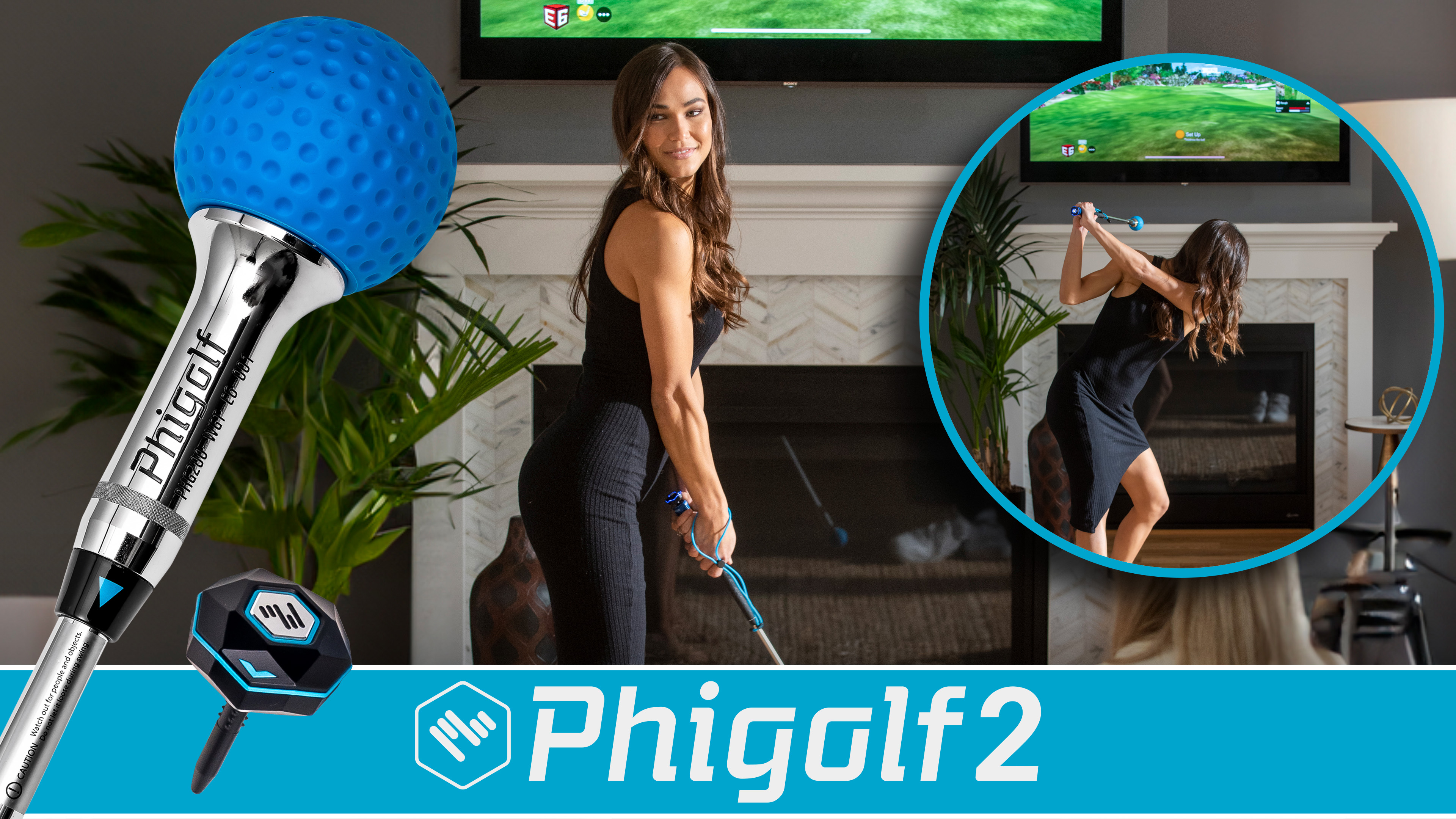 PHIGOLF2 Home Golf Game Simulator: Enjoy Interactive Golf with 