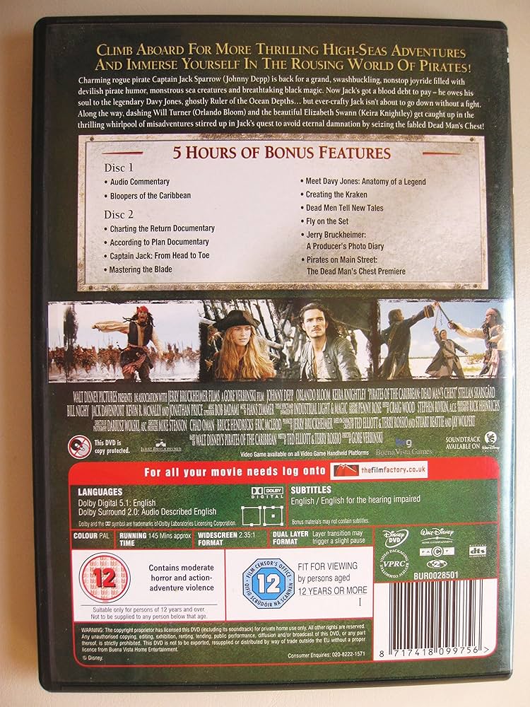 Pirates of The Caribbean : Dead Man's Chest (Special Edition