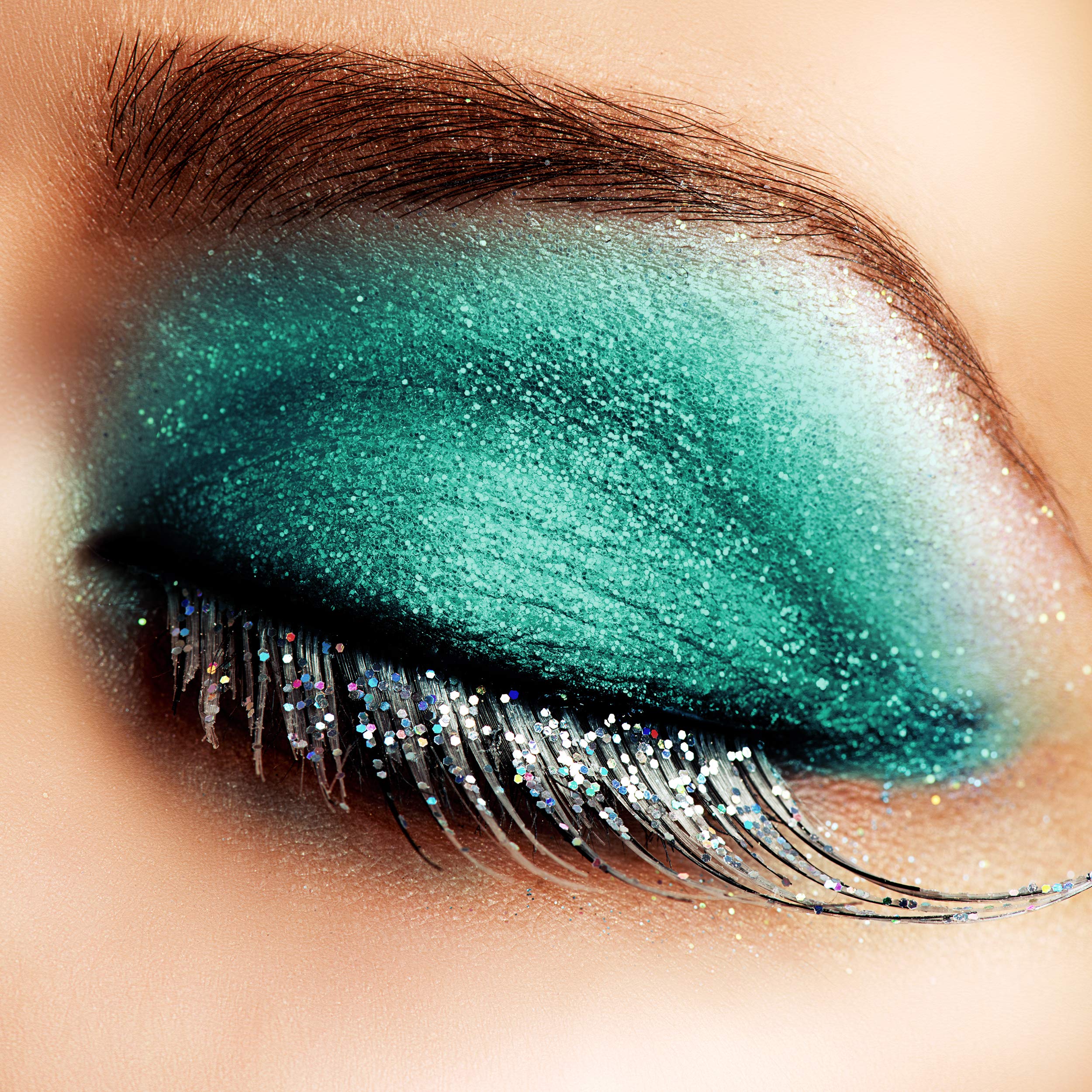Green Cosmetic Grade Glitter Dust for Face Painting, Henna or Dress-up :  Amazon.in: Beauty