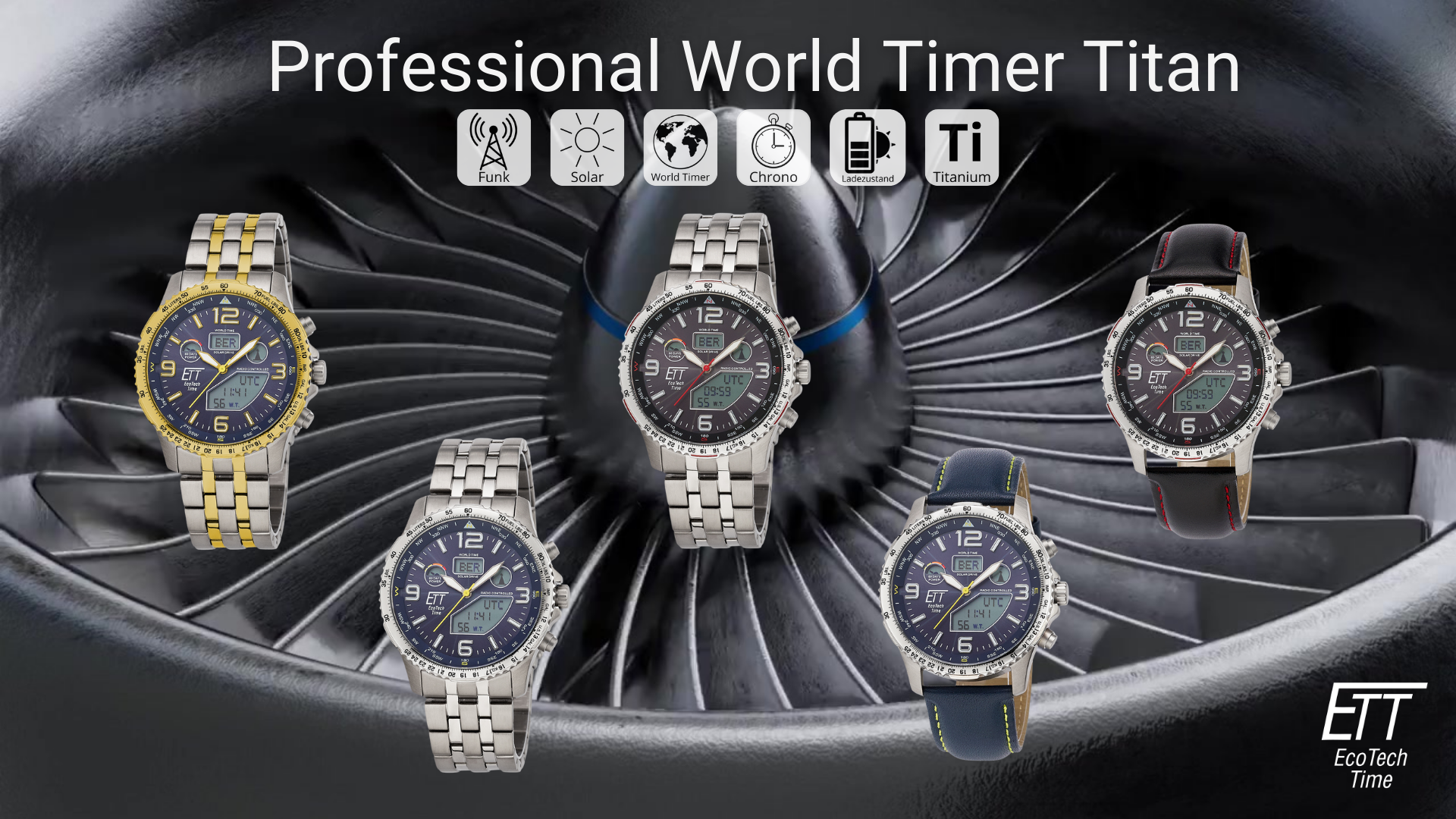 ETT Eco Tech Tie Orologio da uoo Titanio EGT-11575-31