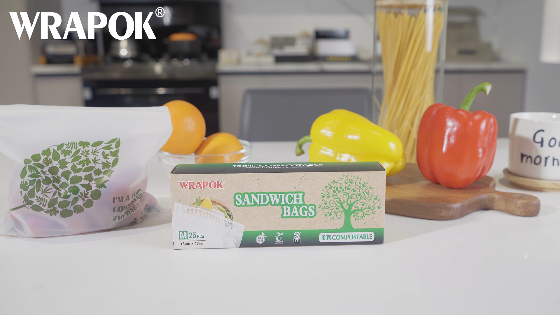 Amazon.com: WRAPOK Sandwich Freezer Bags Small Food Storage Bag