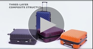 Amazon.com | Apelila 4 Piece Hardshell Luggage Sets,Travel