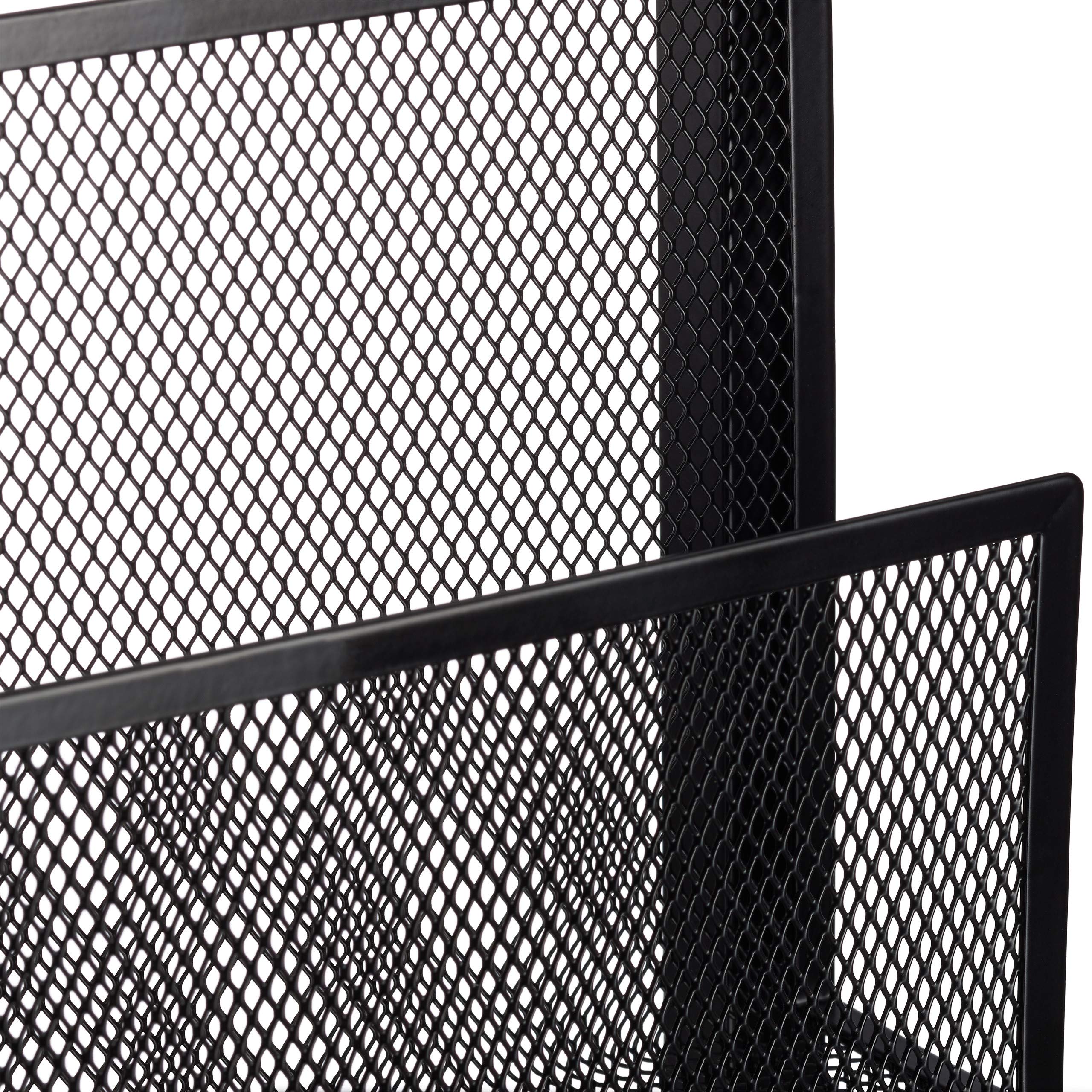 Relaxdays Escobillero Portarrollos con Soporte, Hierro-DM, Negro, 78 x 18,5 cm