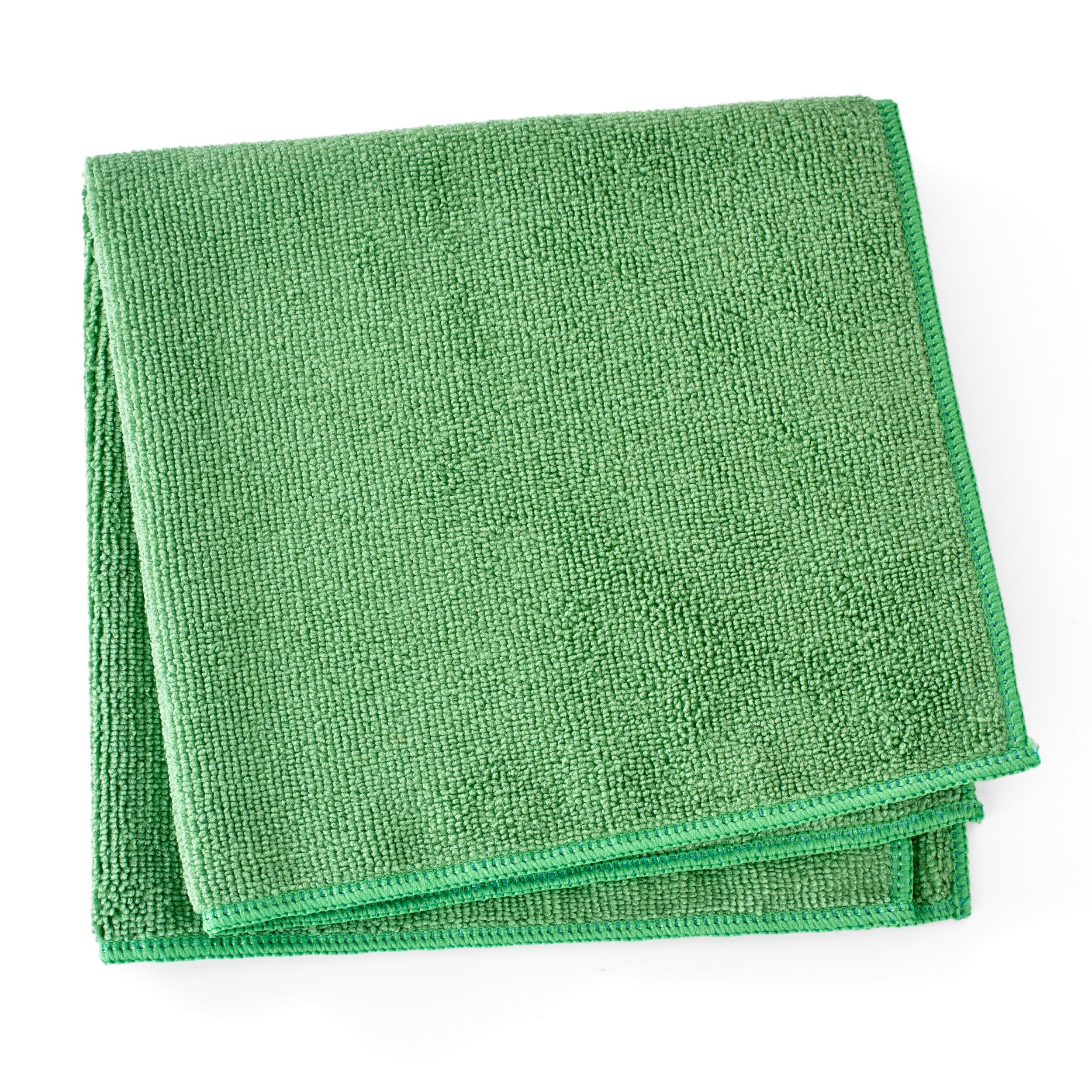 Quest Panno in Microfibra Senza Aloni 40x40 cm - Verde, Set da 50 pz