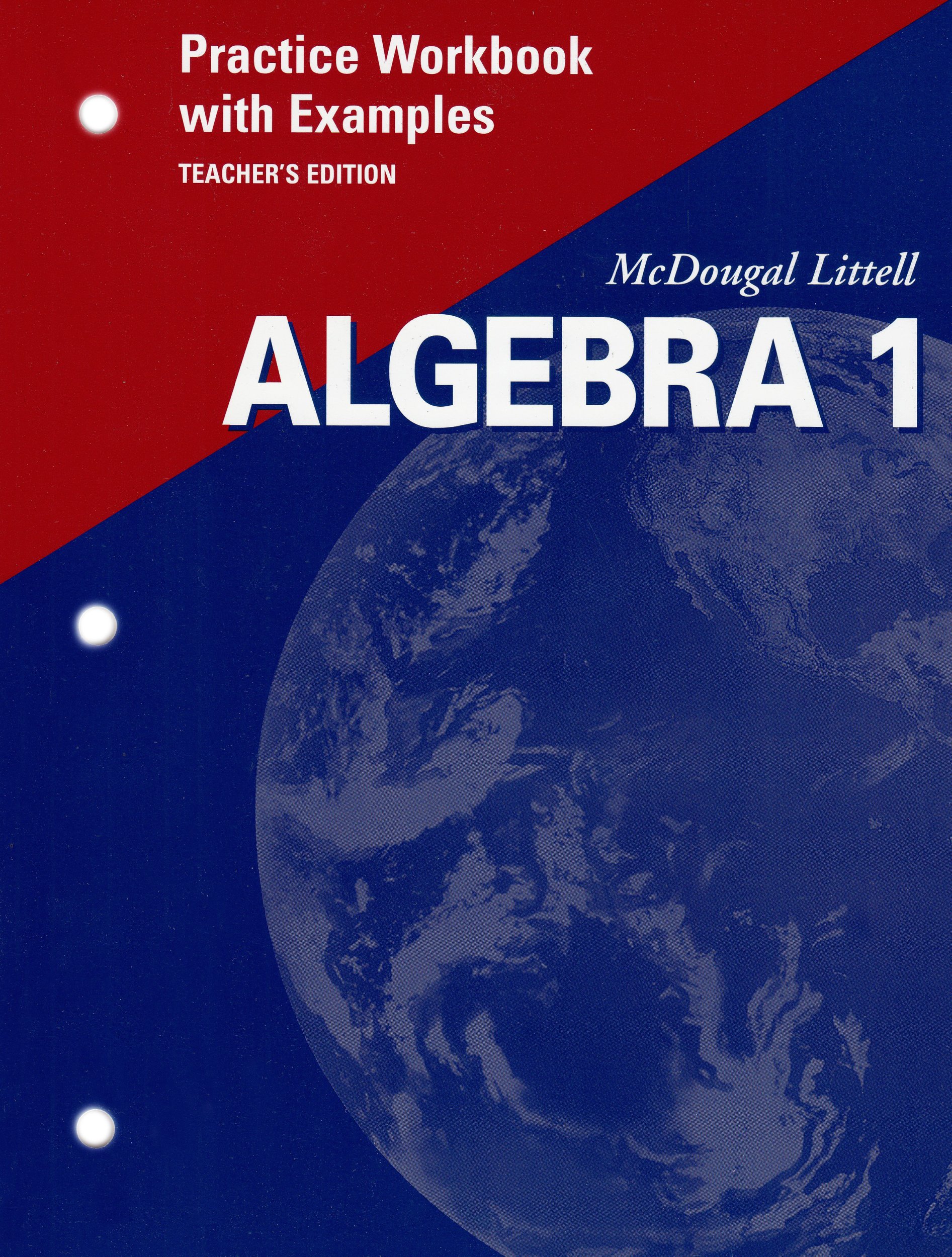 Amazon.com: Algebra 1: Practice Workbook With Examples: 9780618043309 ...