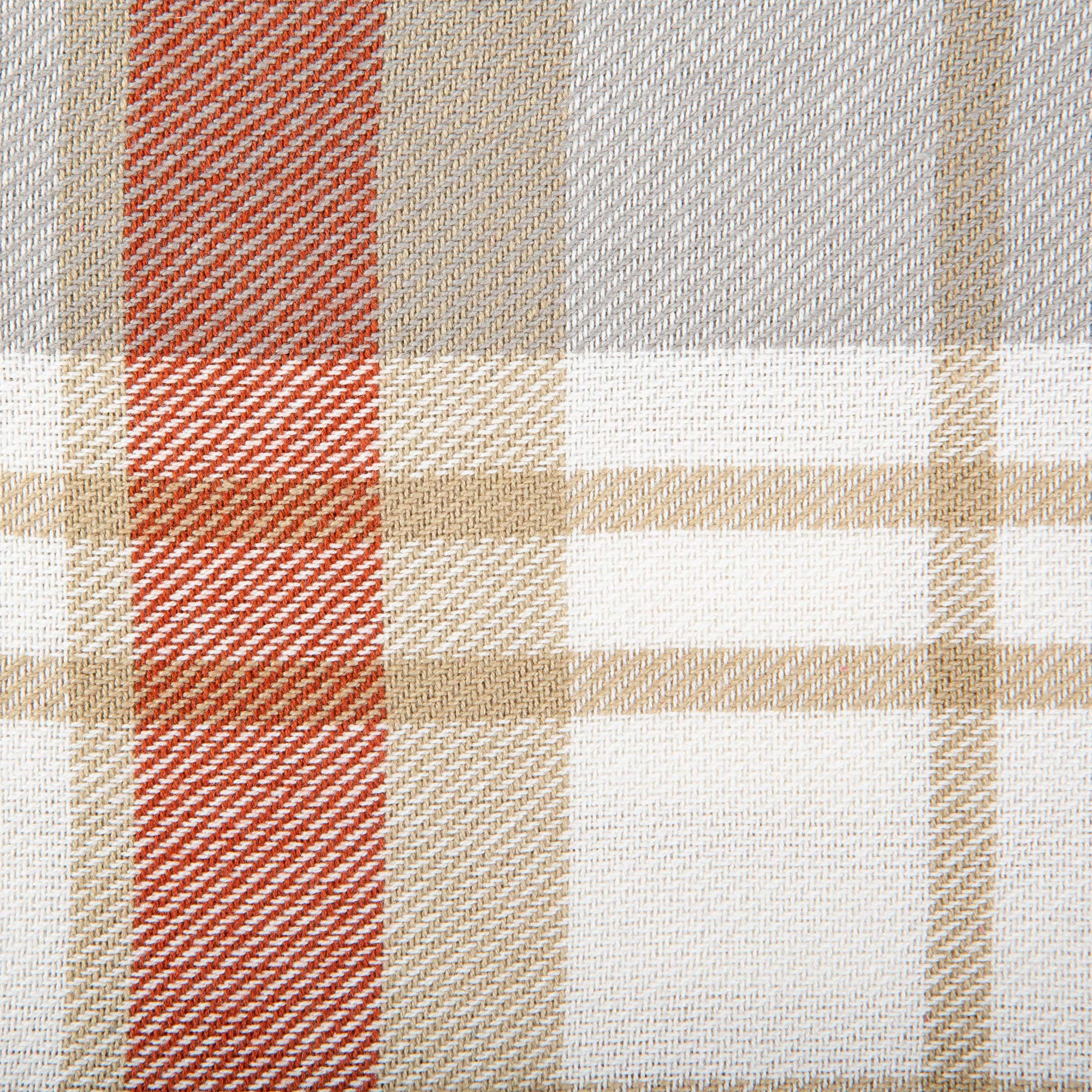 DII Thankful Autumn Collection Fall Tabletop Decoration, Square Napkin Set, 20x20, Cozy Picnic Plaid, 6 Piece