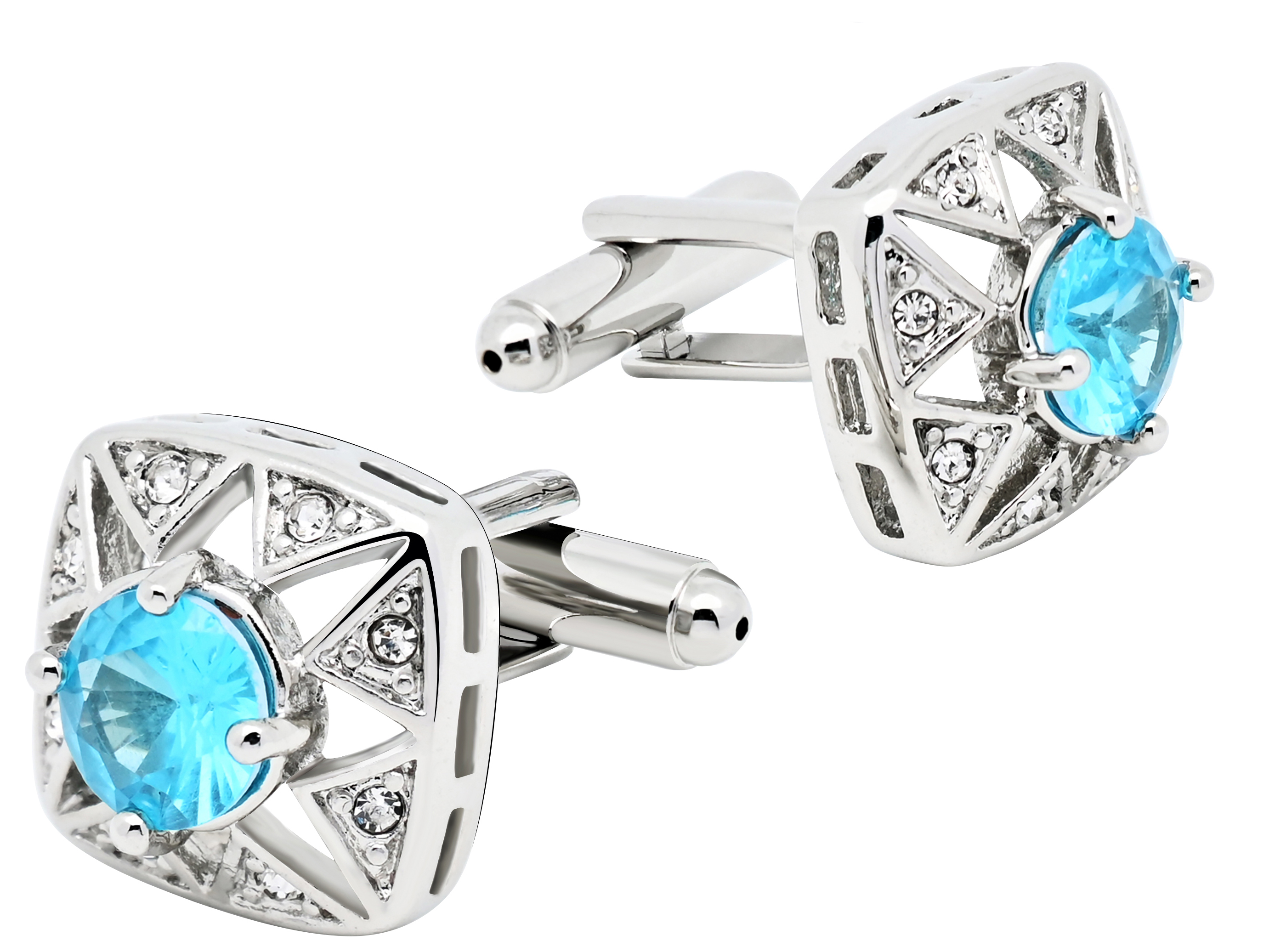 Gemelos con cristal azul para hombre en estuche miniatura 7
