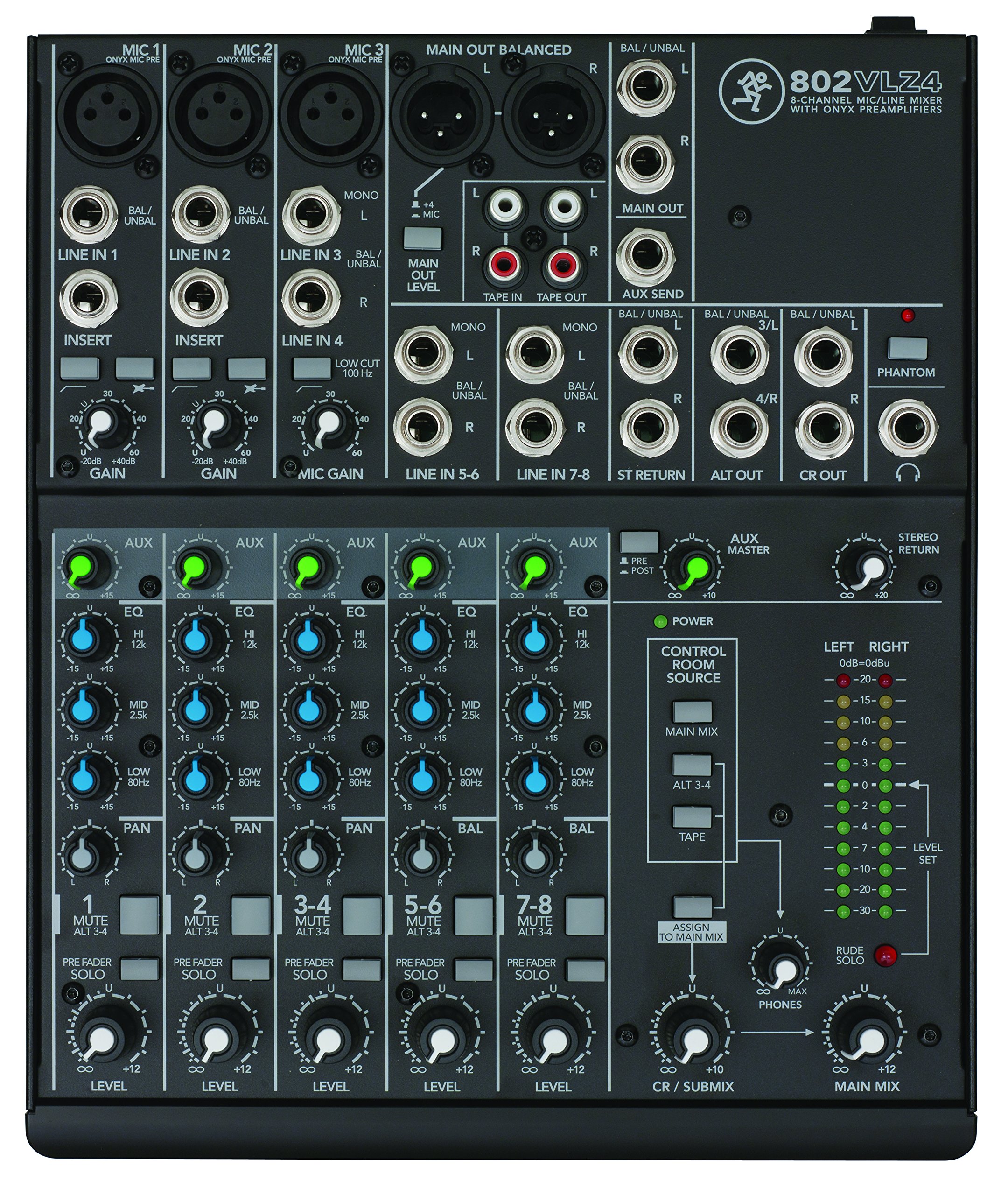 Amazon | MACKIE マッキー アナログミキサー 802VLZ4 国内正規品 