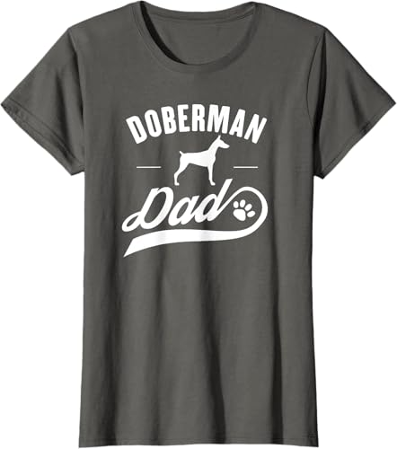Miniatura 8 de Doberman Dad - Camiseta para amante del dueño del perro Negro S