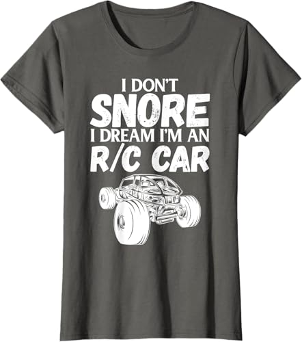 Miniatura 8 de Camiseta RC Car Racing I Don't Snore I Dream RC Racing Meme RC con cita, Negro, S