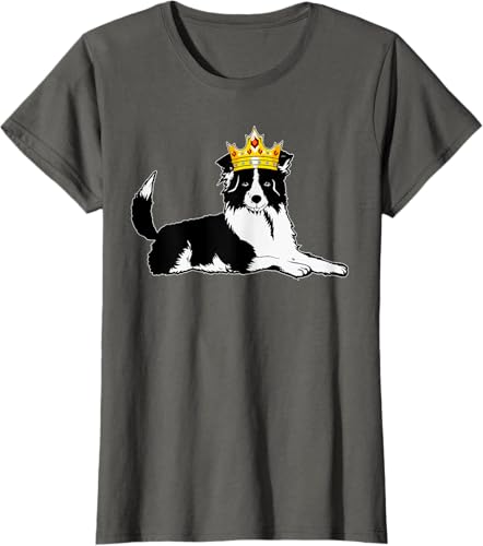 Miniatura 7 de Border Collie Crown Veterinarian Sheep Herding Fur Parent T-Shirt