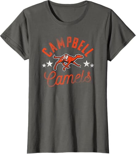 Miniatura 7 de Campbell University Camiseta con logotipo de Fighting Camels, Gris