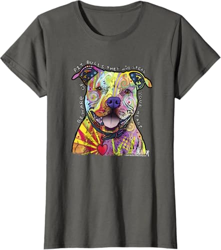 Miniatura 42 de Beware Of Pit Bulls, Dean Russo Pitbull Original - Dog Lover T-Shirt Black,Navy Blue,Asphalt Grey,Slate Grey,White,Cranberry Red,Kelly Green,Olive